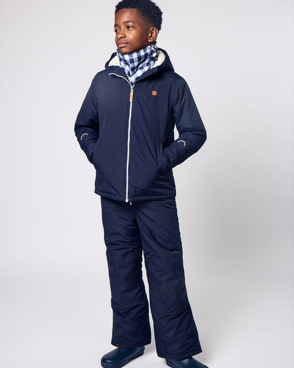 Kids Snow Pant in Navy Blue