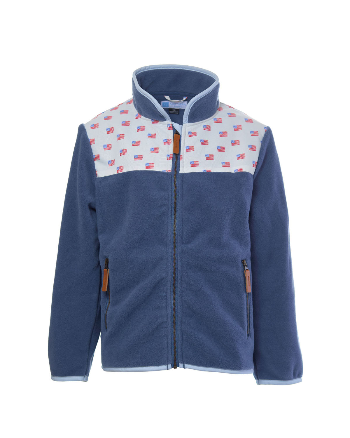 Kids American Flag Fleece Jacket