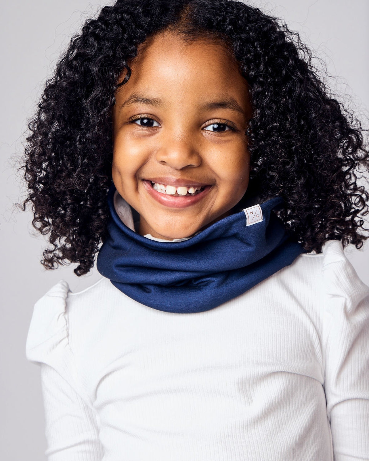 Neck Warmer in Navy Blue