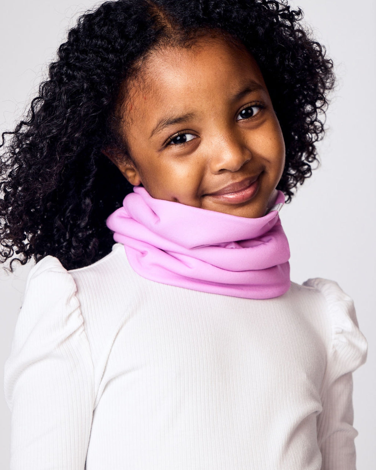 Neck Warmer in Pink Lavender