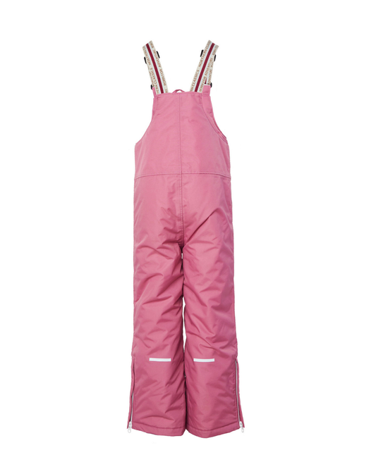 Kids Rose Pink Bib Snow Pant