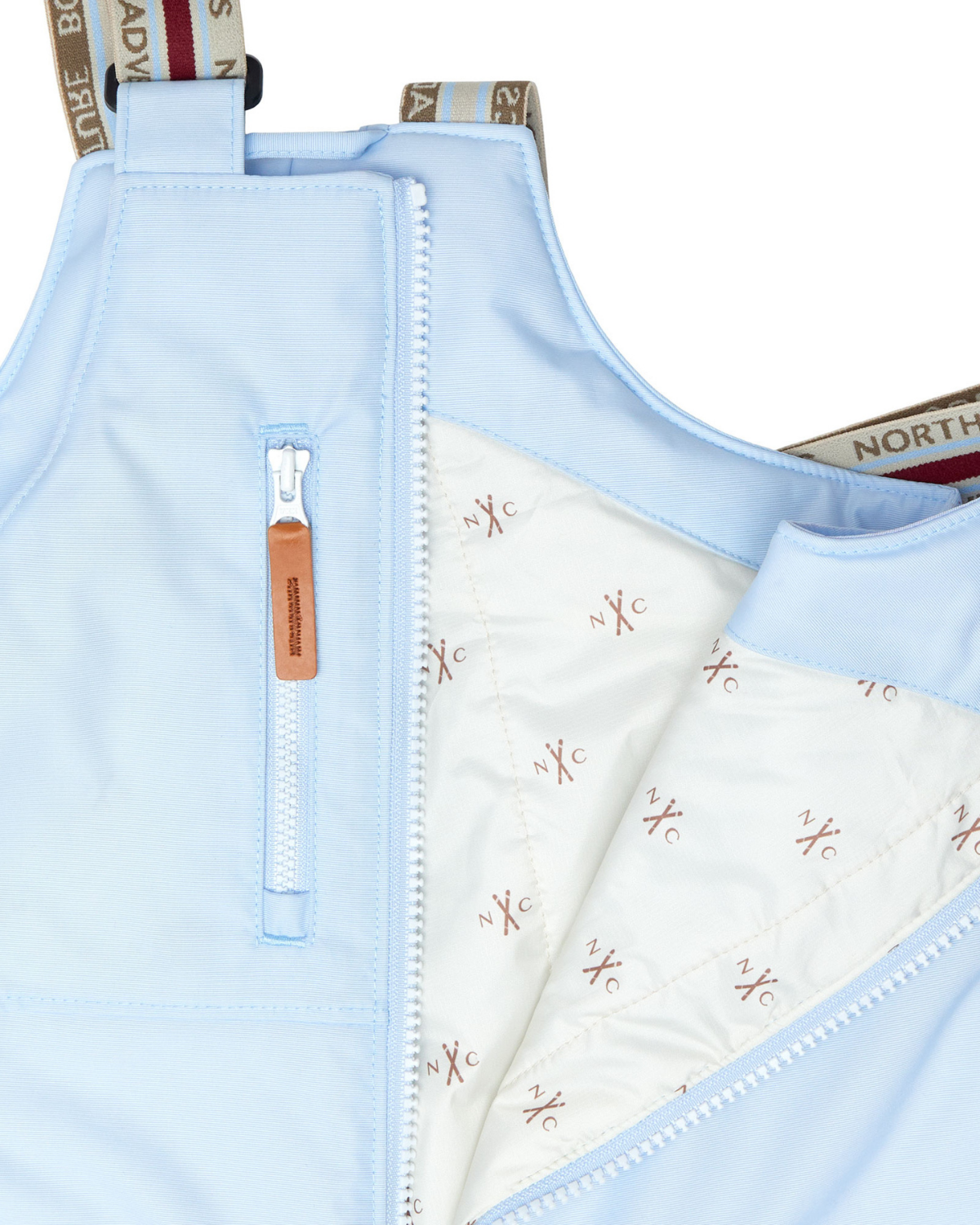 Kids Cloud Blue Bib Snow Pant