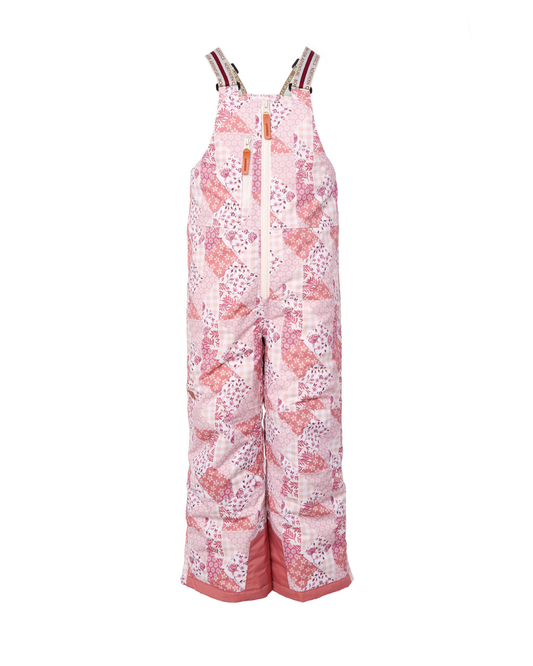 Kids Patchwork Bib Snow Pant