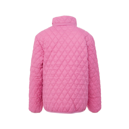 Kids Rose Pink Quilted Puffer Jacket