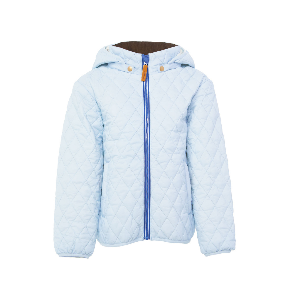 Kids Cloud Blue Quilted Puffer Jacket