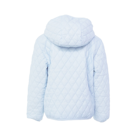 Kids Cloud Blue Quilted Puffer Jacket