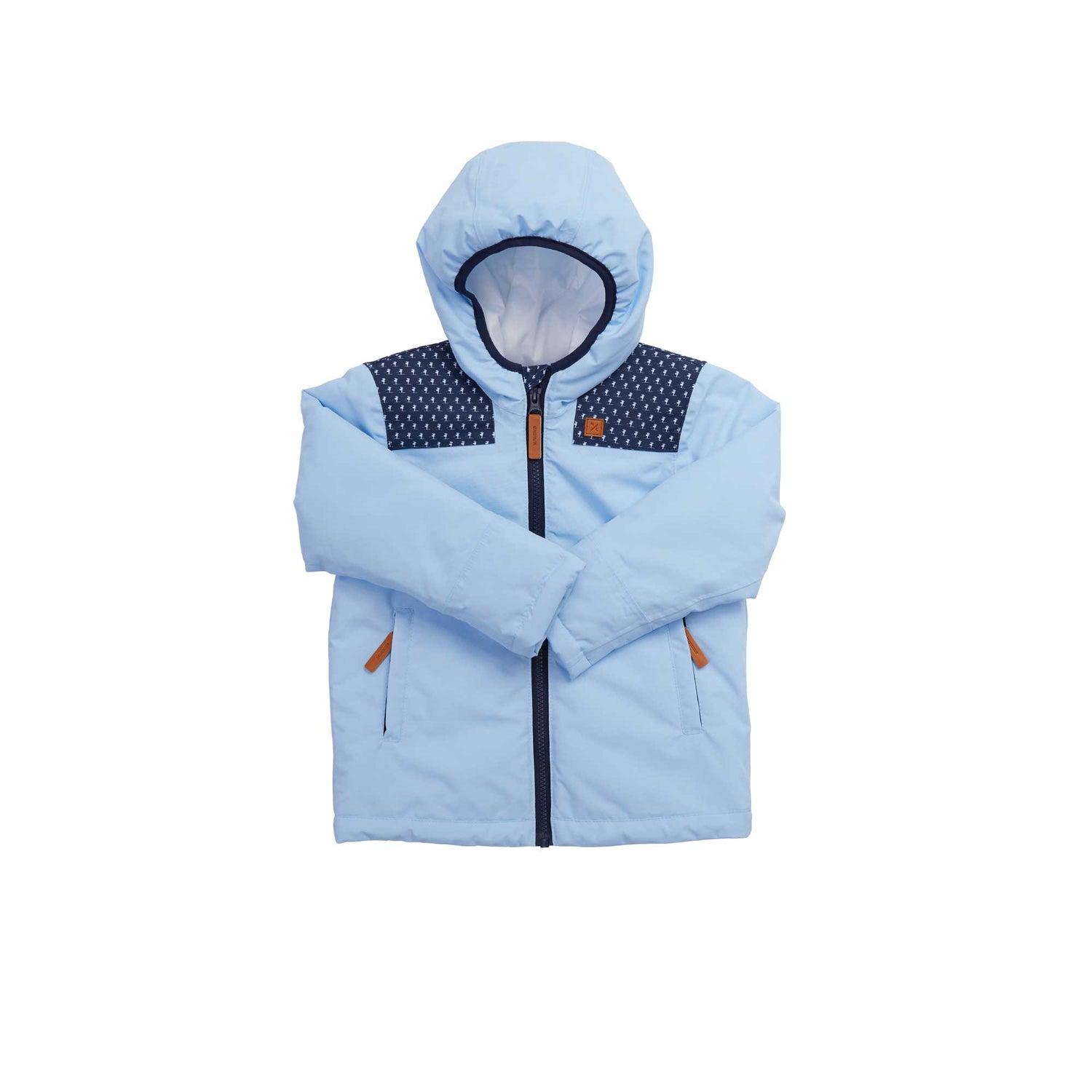 Kids Waterproof Insulated Winter Ski Jacket Sky Blue Boys Girls Northern Classics