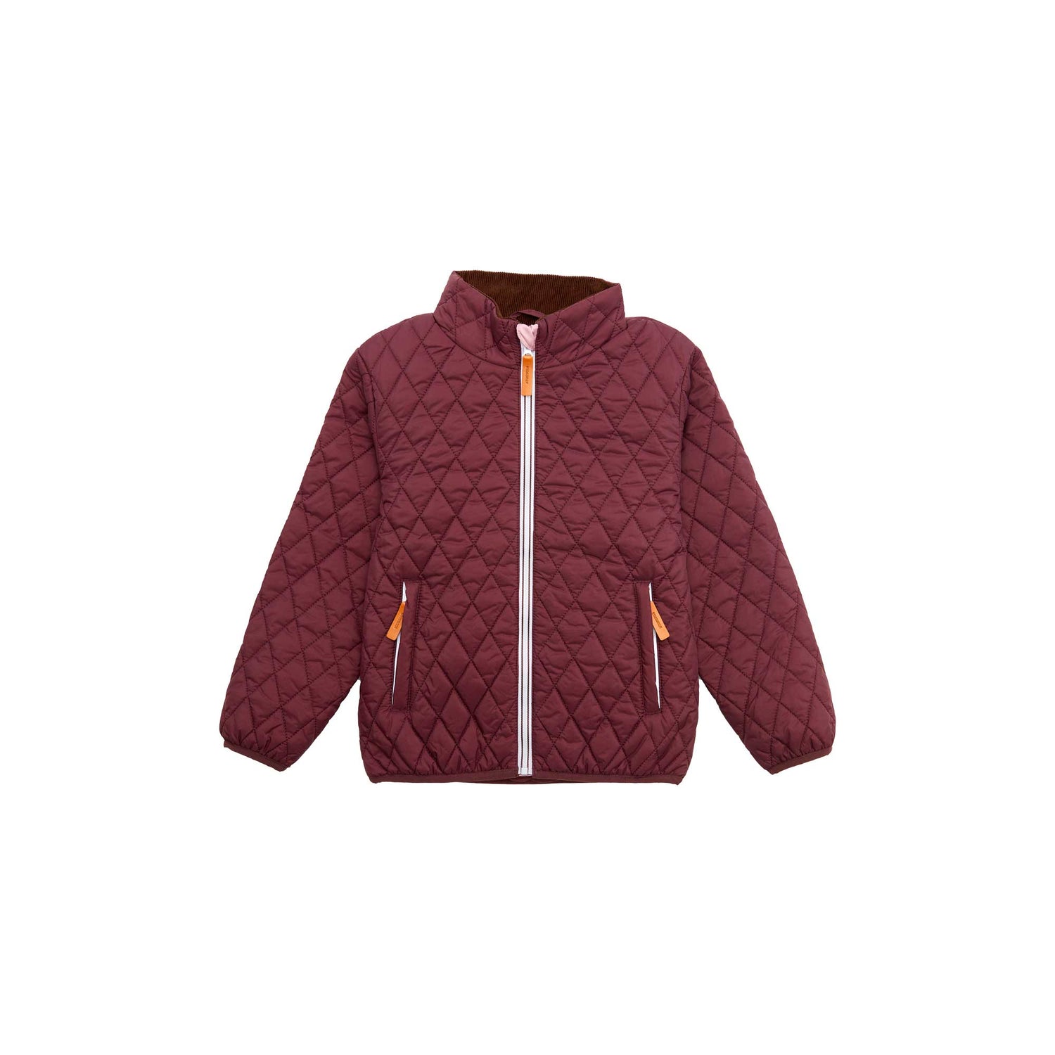 Women s Quilted Puffer Jacket in Dark Red Insulated Waterproof Cranberry Small Northern Classics