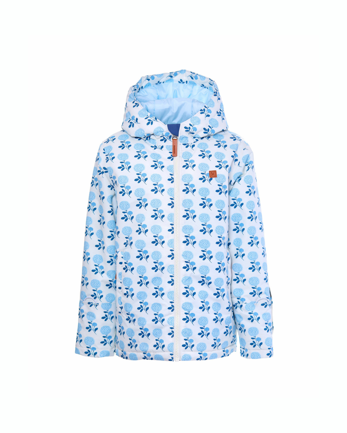 Kids Winter Coat in Hydrangea