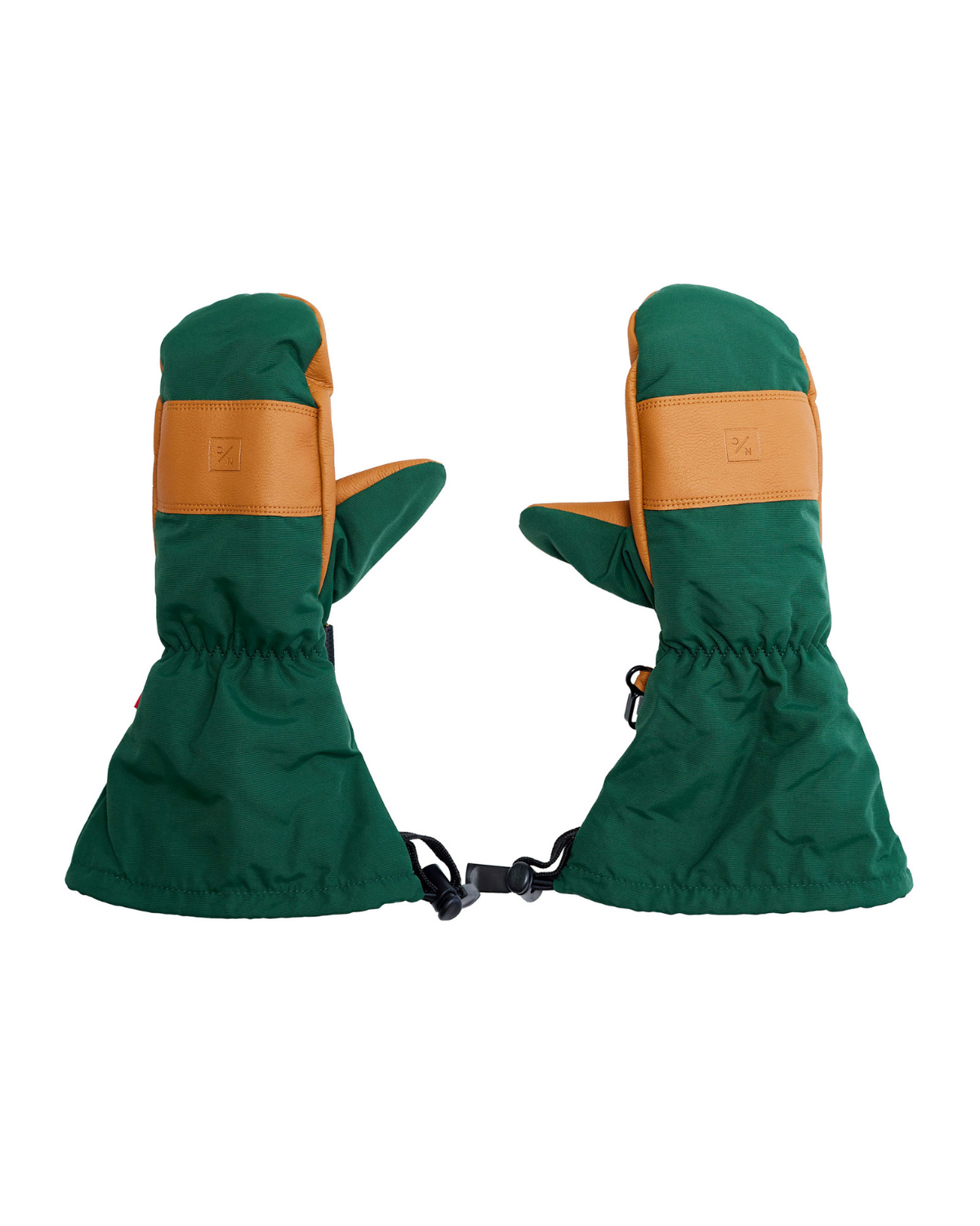 Kids Waterproof Ski Mitten in Ivy Green
