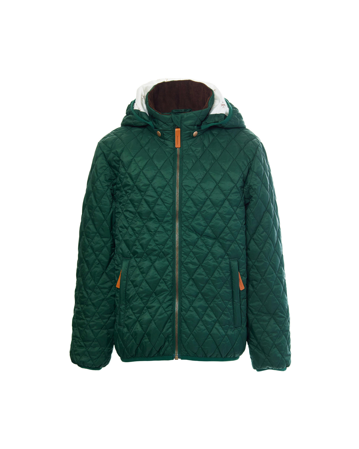 Kids Puffer Jacket in Ivy Green