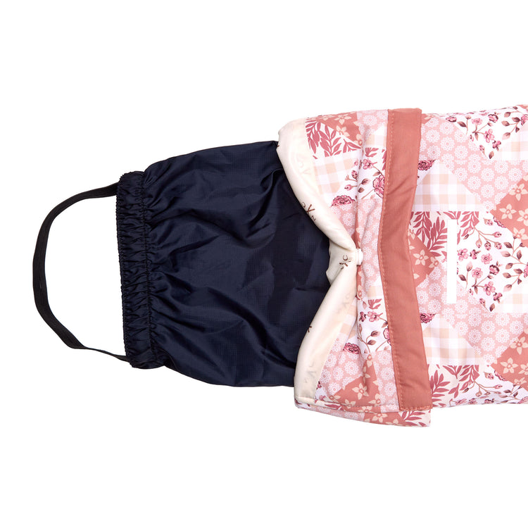 Kids light pink patchwork snow bib pants with adjustable straps, waterproof fabric, and reinforced knees for winter play and ski for girls