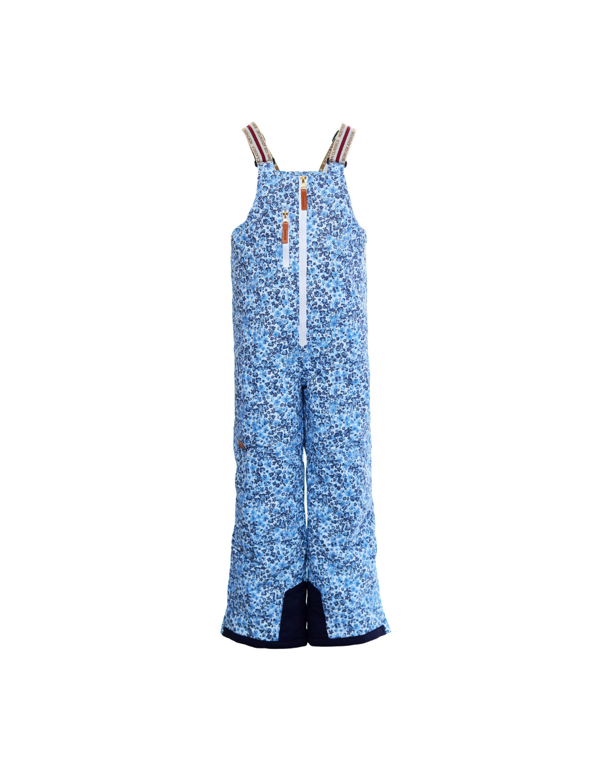 Kids Snow Pant in Blue Ditsy Floral