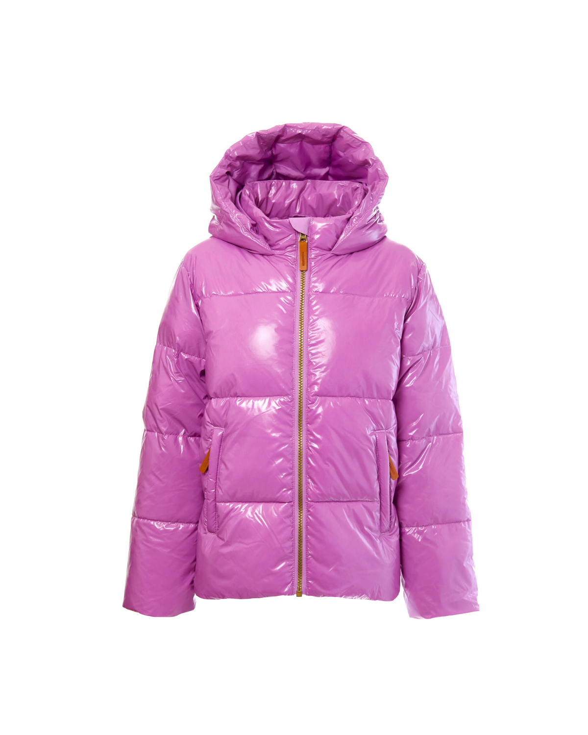 Kids Ultra Puff Coat in Hi-Gloss Pink Lavender