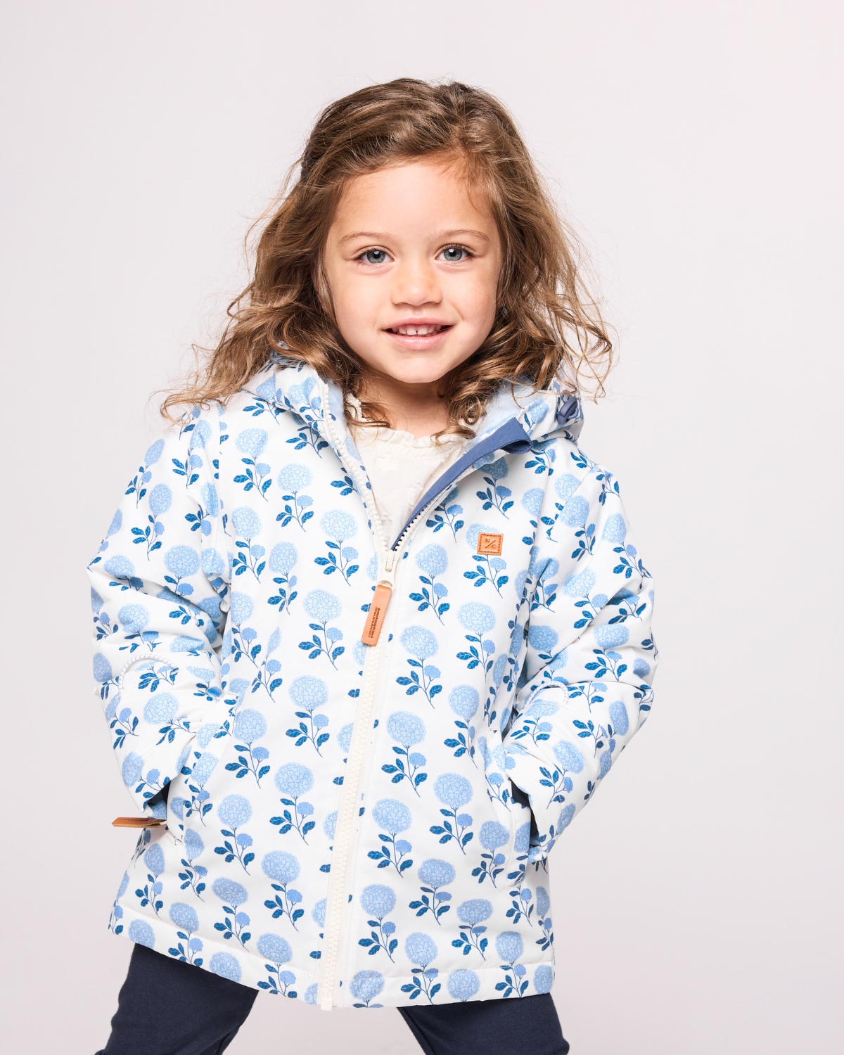 2026 Kids Hydrangea Winter Coat