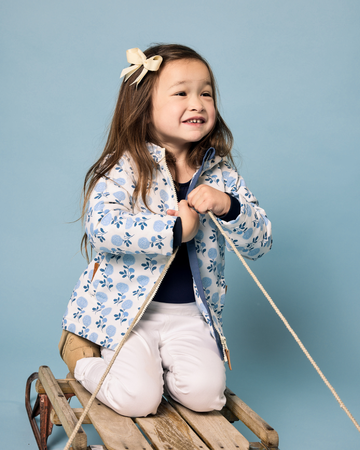 2026 Kids Hydrangea Winter Coat